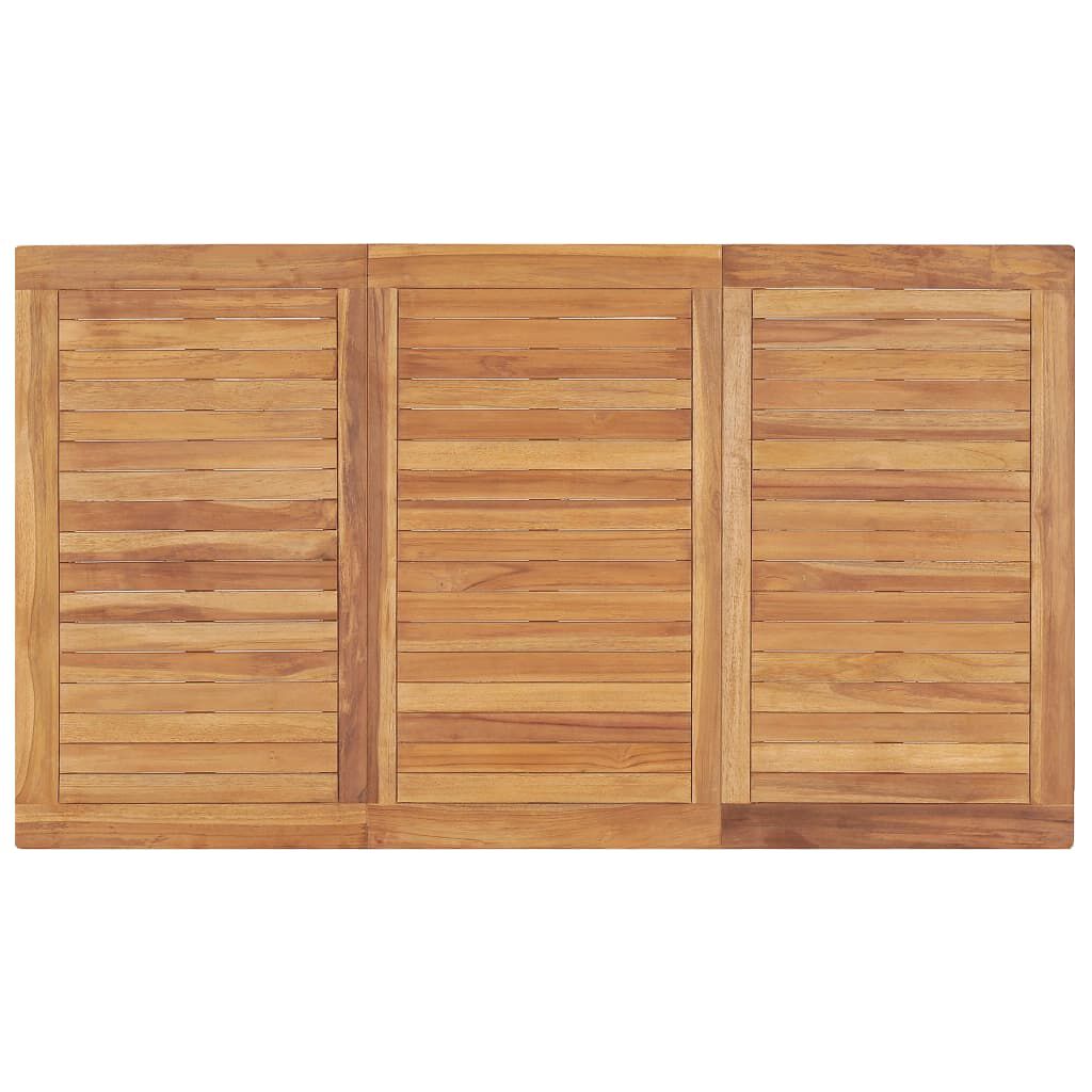 vidaXL 7 Piece Garden Dining Set Solid Teak Wood