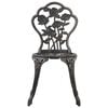 vidaXL 3 Piece Bistro Set Cast Aluminium