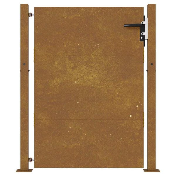 vidaXL Garden Gate 105x130 cm Corten Steel