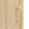 vidaXL Wall Cabinet Sonoma Oak 60x31x60 cm Engineered Wood