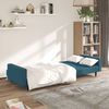 vidaXL 2-Seater Sofa Bed Blue Velvet