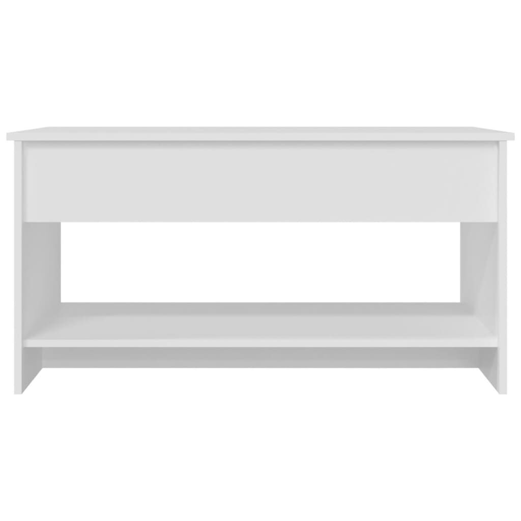 vidaXL Coffee Table White 102x50x52,5 cm Engineered Wood