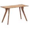 vidaXL Dining Table 120x58x76 cm Solid Acacia Wood