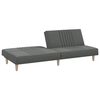 vidaXL Sofa Bed Dark Grey Fabric