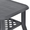 vidaXL Coffee Table Anthracite 90x60x46 cm Plastic