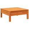 vidaXL 9 Piece Garden Sofa Set with Cushions Wax Brown Solid Wood Pine