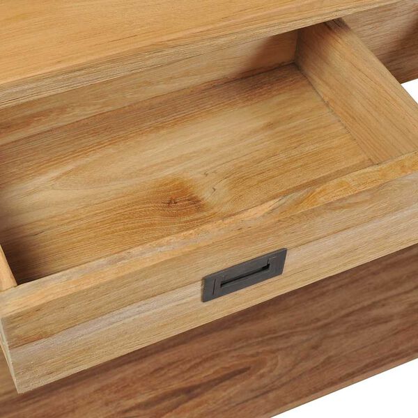 vidaXL Console Table Solid Teak 120x30x80 cm