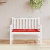 vidaXL Garden Bench Cushion Red 100x50x7cm Oxford Fabric