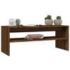 vidaXL Coffee Table Brown Oak 100x40x40 cm Engineered Wood