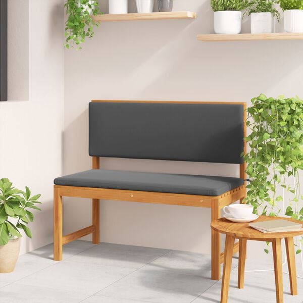 vidaXL Garden Bench Brown 100 x 50 x 91cm Solid Acacia wood