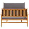 vidaXL Garden Sofa Set 3 pcs Brown 75 x 45 x 38cm Solid Acacia wood
