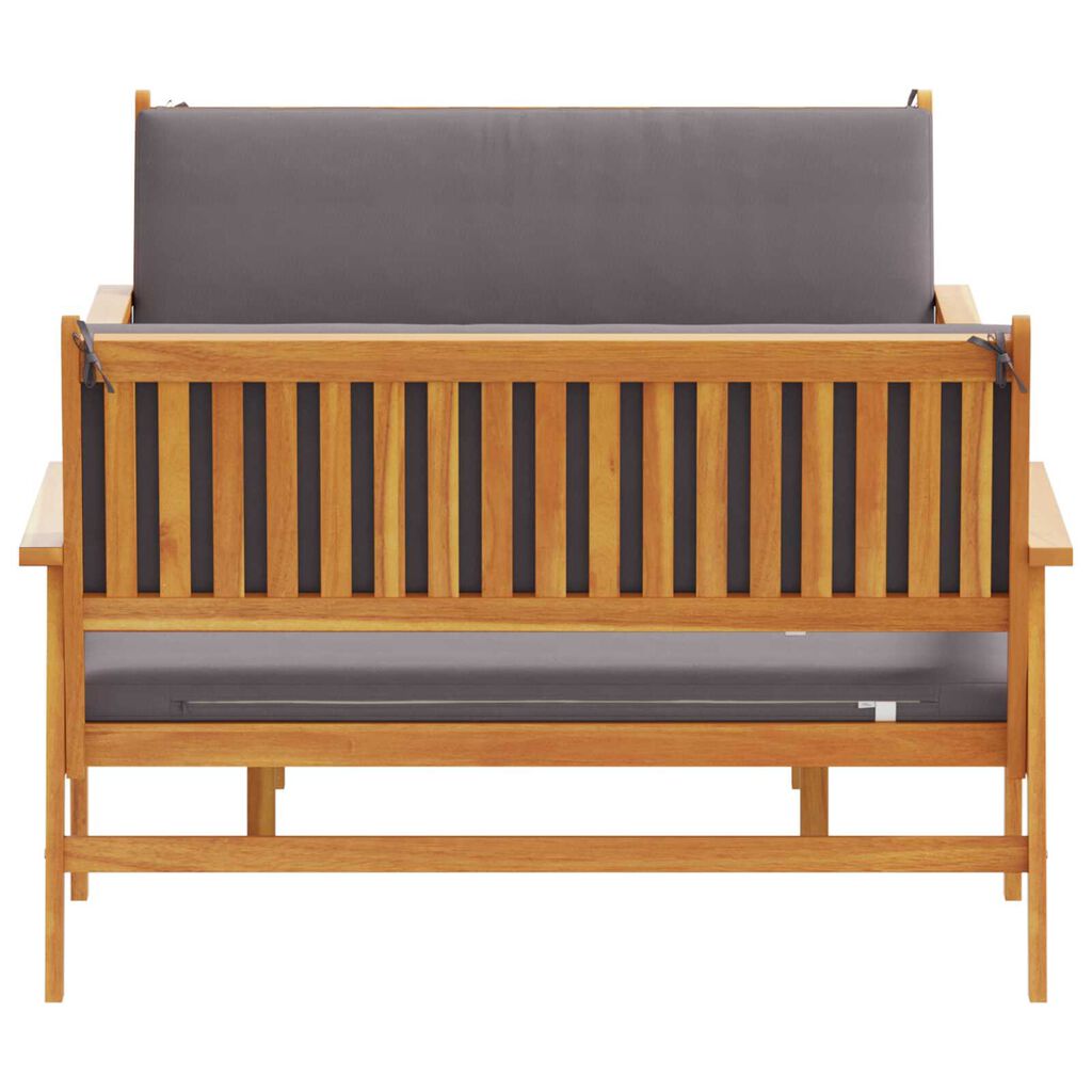 vidaXL 3 Piece Garden Sofa Set with Cushions Solid Wood Acacia