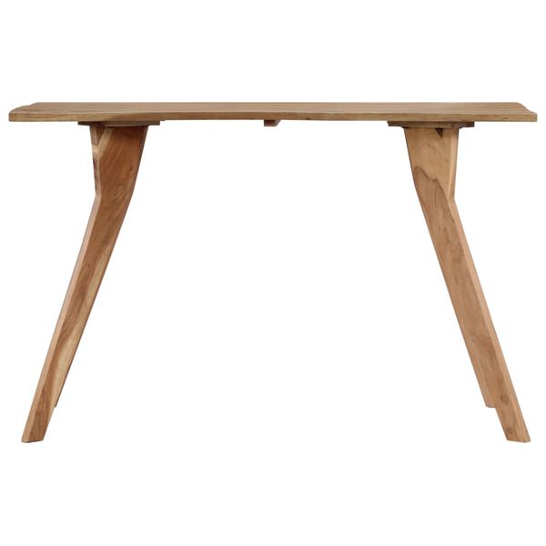 vidaXL Dining Table 120x58x76 cm Solid Acacia Wood