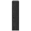 vidaXL Radiator Cover Black Oak 78 x 20 x 82 cm