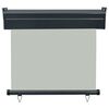 vidaXL Balcony Side Awning 85x250 cm Grey
