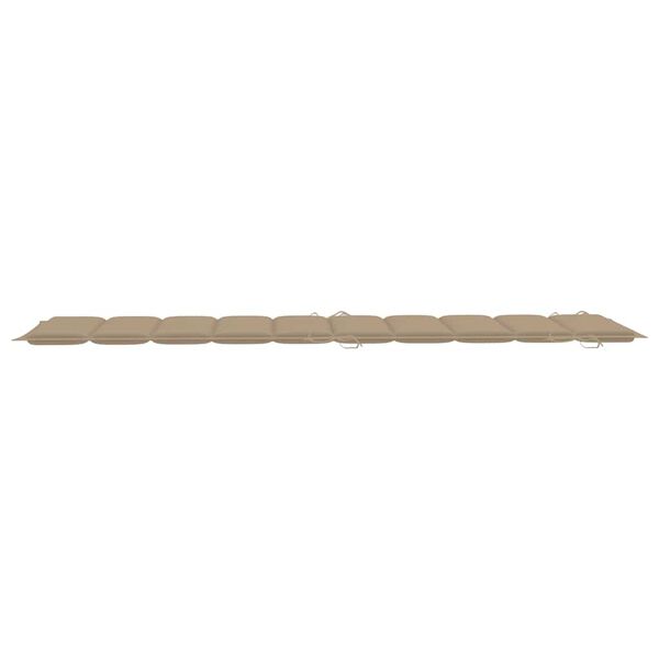 vidaXL Sun Loungers 2 pcs with Cushions Solid Wood Acacia