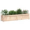 vidaXL Garden Planter 150x31x31 cm Solid Wood Pine