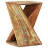 vidaXL Side Table 35x35x55 cm Solid Wood Reclaimed
