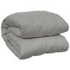 vidaXL Weighted Blanket Grey 138x200 cm Single 6 kg Fabric