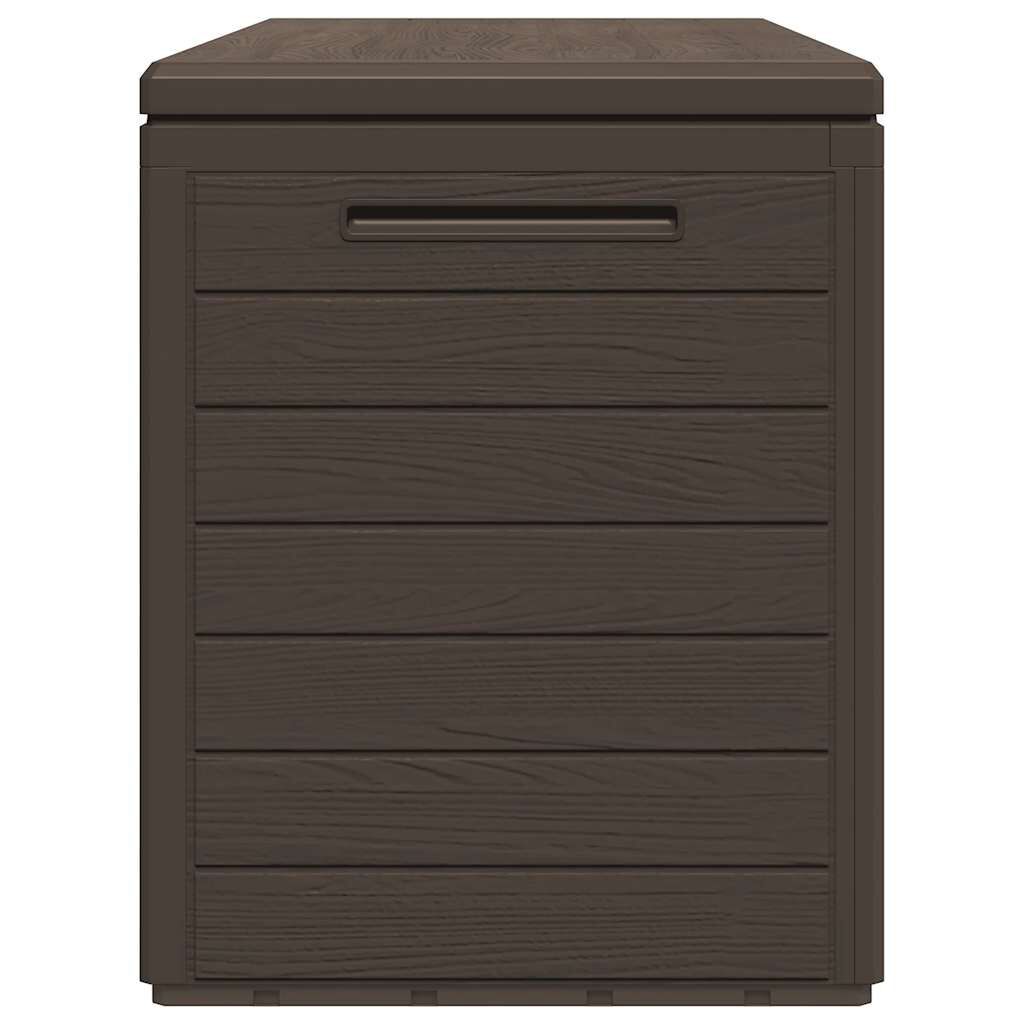 vidaXL Garden Storage Box Brown 116x44x55 cm