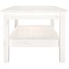 vidaXL Coffee Table White 80x50x40 cm Solid Wood Pine