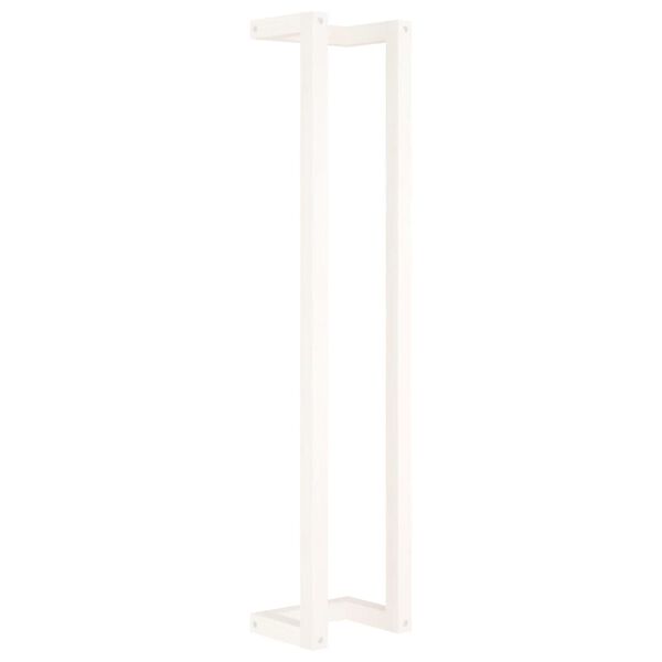 vidaXL Towel Rack White 23x18x110 cm Solid Wood Pine