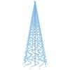 vidaXL Christmas Tree with Spike Blue 3000 LEDs 800 cm
