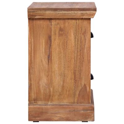 vidaXL Bedside Cabinet 40x30x50 cm Solid Teak