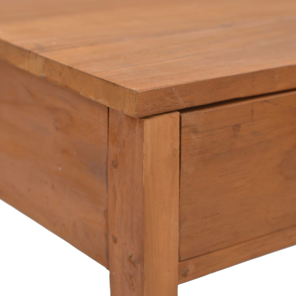 vidaXL Office Desk 81x40x75 cm Solid Teak Wood