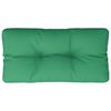 vidaXL Pallet Cushion Green 70x40x12 cm Fabric