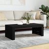 vidaXL Coffee Table Black 102x50x36 cm Engineered Wood