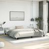 vidaXL Bed Frame without Mattress Light Grey 193x203 cm Velvet