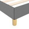 vidaXL Bed Frame without Mattress Dark Grey California King Fabric