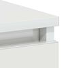 vidaXL Desk High Gloss White 90x45x76 cm Engineered Wood