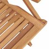 vidaXL 5 Piece Garden Dining Set Solid Wood Teak