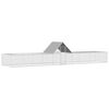 vidaXL Chicken Coop 10x2x2 m Galvanised Steel