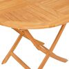 vidaXL 5 Piece Garden Dining Set Solid Wood Teak