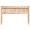 vidaXL Garden Planter with Legs 110x31x70 cm Solid Wood Pine