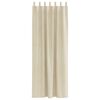 vidaXL Curtains with Curtains 2 pcs Cream 140 x 225 cm Velvet