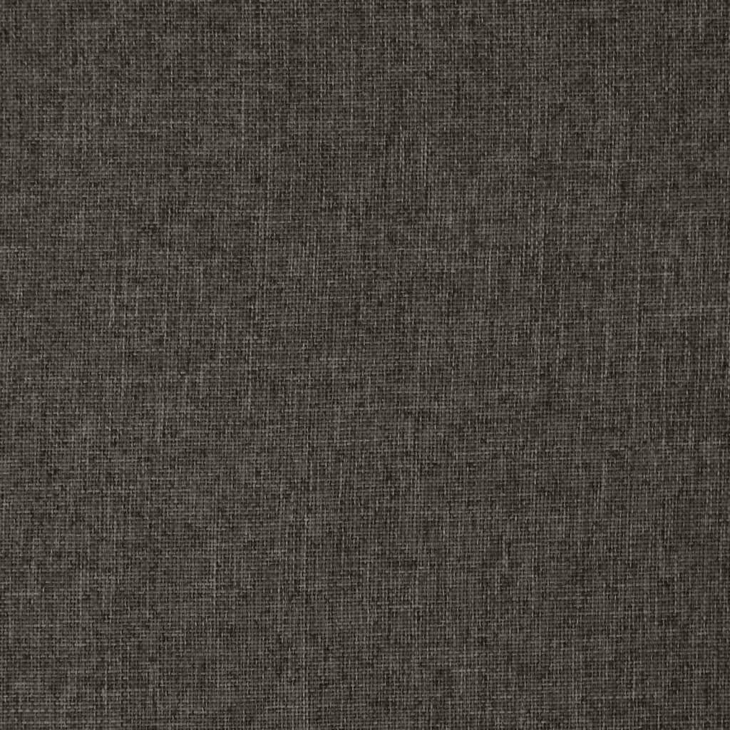 vidaXL Folding Floor Chair Dark Grey Fabric