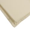 vidaXL Sun Lounger Cushion Beige 200x50x3cm Oxford Fabric