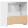 vidaXL Bathroom Cabinet White 60x33x61 cm Engineered Wood