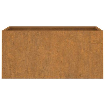 vidaXL Planter 62x30x29 cm Corten Steel