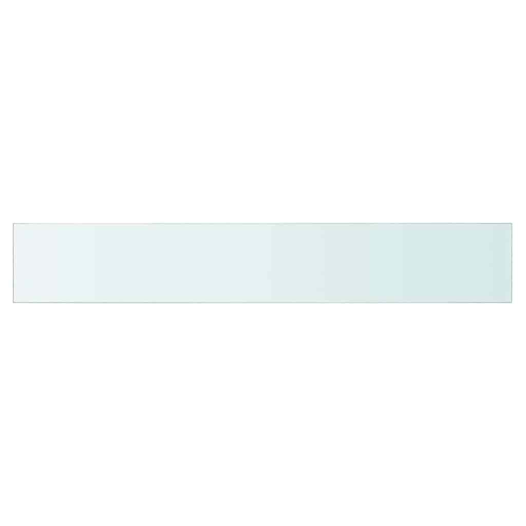 vidaXL Shelf Panel Glass Clear 80x12 cm