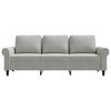 vidaXL 3-Seater Sofa Light Grey 180 cm Velvet