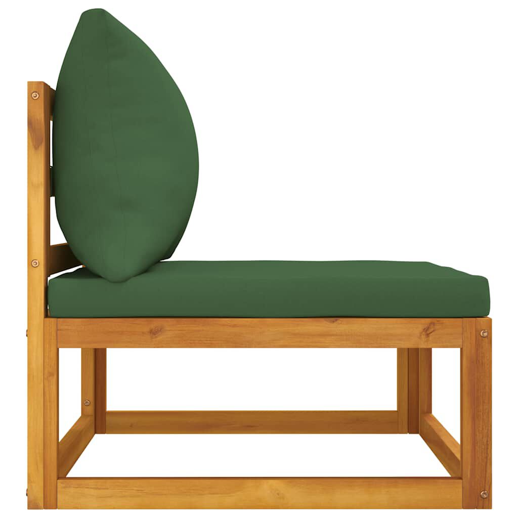 vidaXL 2 Piece Garden Sofa Set with Cushions Solid Wood Acacia