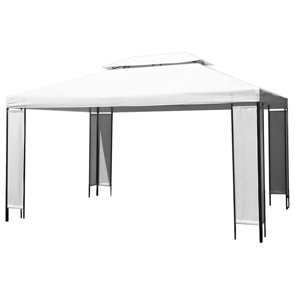 vidaXL Gazebo White 3x4 m