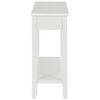 vidaXL Console Table White 110x35x80 cm Wood