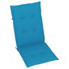 vidaXL Garden Reclining Chairs with Cushions 8 pcs Grey Wood Acacia