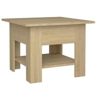 vidaXL Coffee Table Sonoma Oak 55x55x42 cm Engineered Wood